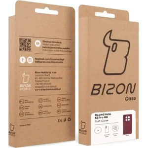 Kup Bizon Soft Case Xiaomi Redmi Note 14 Pro 4G sötétlila - BIZ9539 - {ean13} - Sklep Home Screen