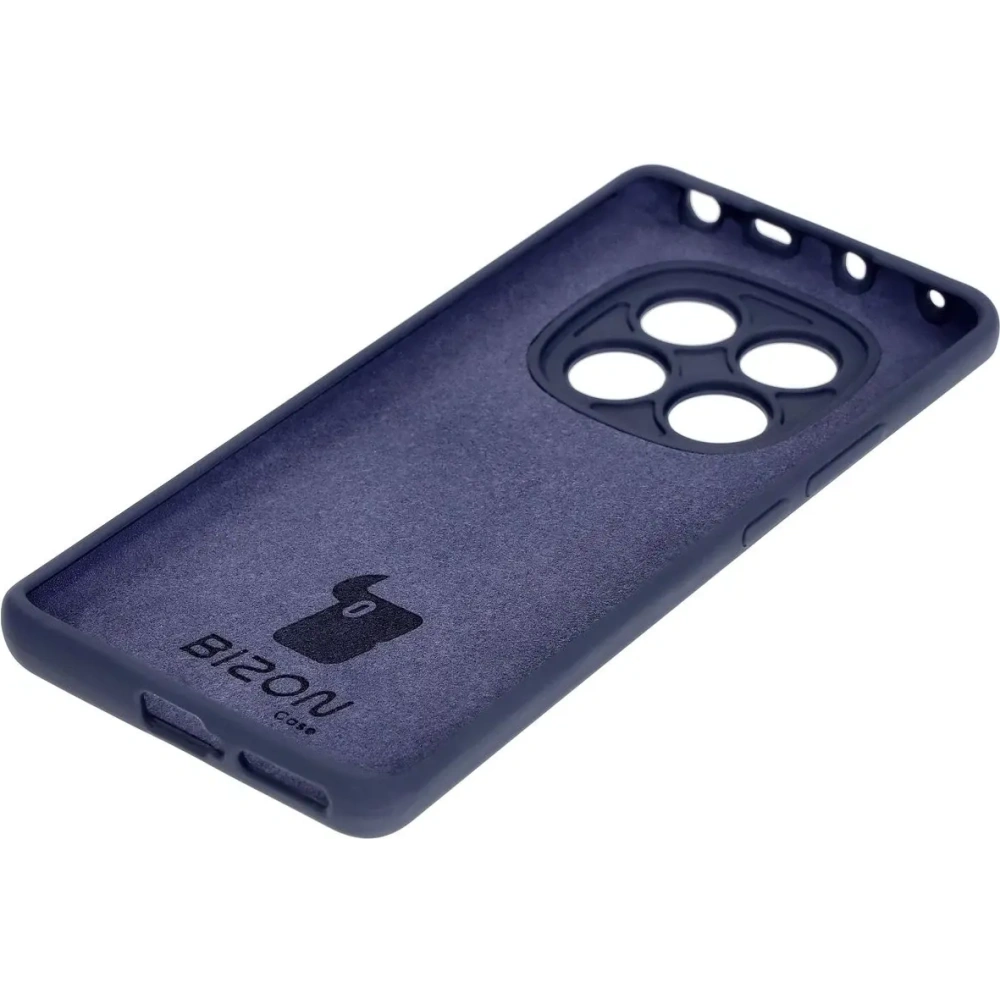 Silikonowe etui Bizon Soft Case do Xiaomi Redmi Note 14 Pro 4G ciemnoniebieskie