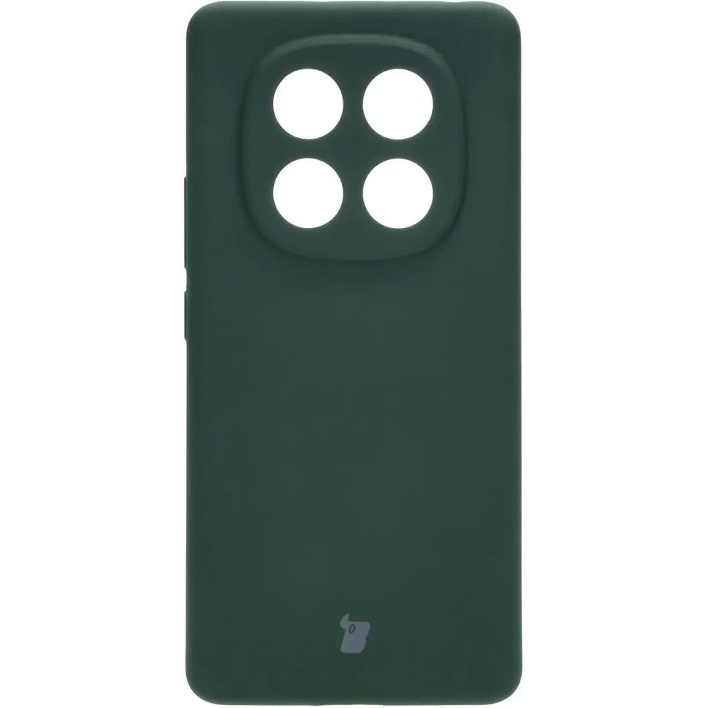Silikonowe etui Bizon Soft Case do Xiaomi Redmi Note 14 Pro 4G ciemnozielone