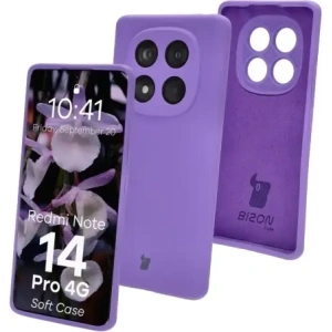 Kup Bizon puha tok Xiaomi Redmi Note 14 Pro 4G lila - BIZ9543 - {ean13} - Sklep Home Screen