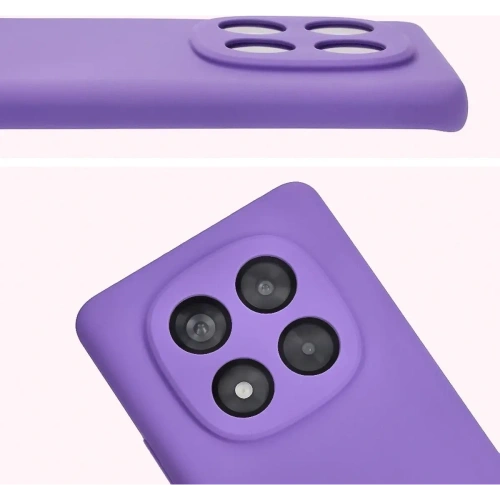 Kup Silikonowe etui Bizon Soft Case do Xiaomi Redmi Note 14 Pro 4G fioletowe - BIZ9543 - {ean13} - Sklep Home Screen