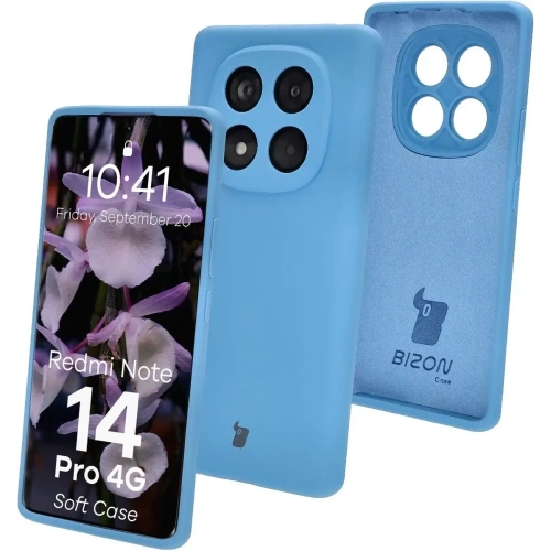 Kup Bizon Soft Case Xiaomi Redmi Note 14 Pro 4G blau - BIZ9544 - {ean13} - Sklep Home Screen