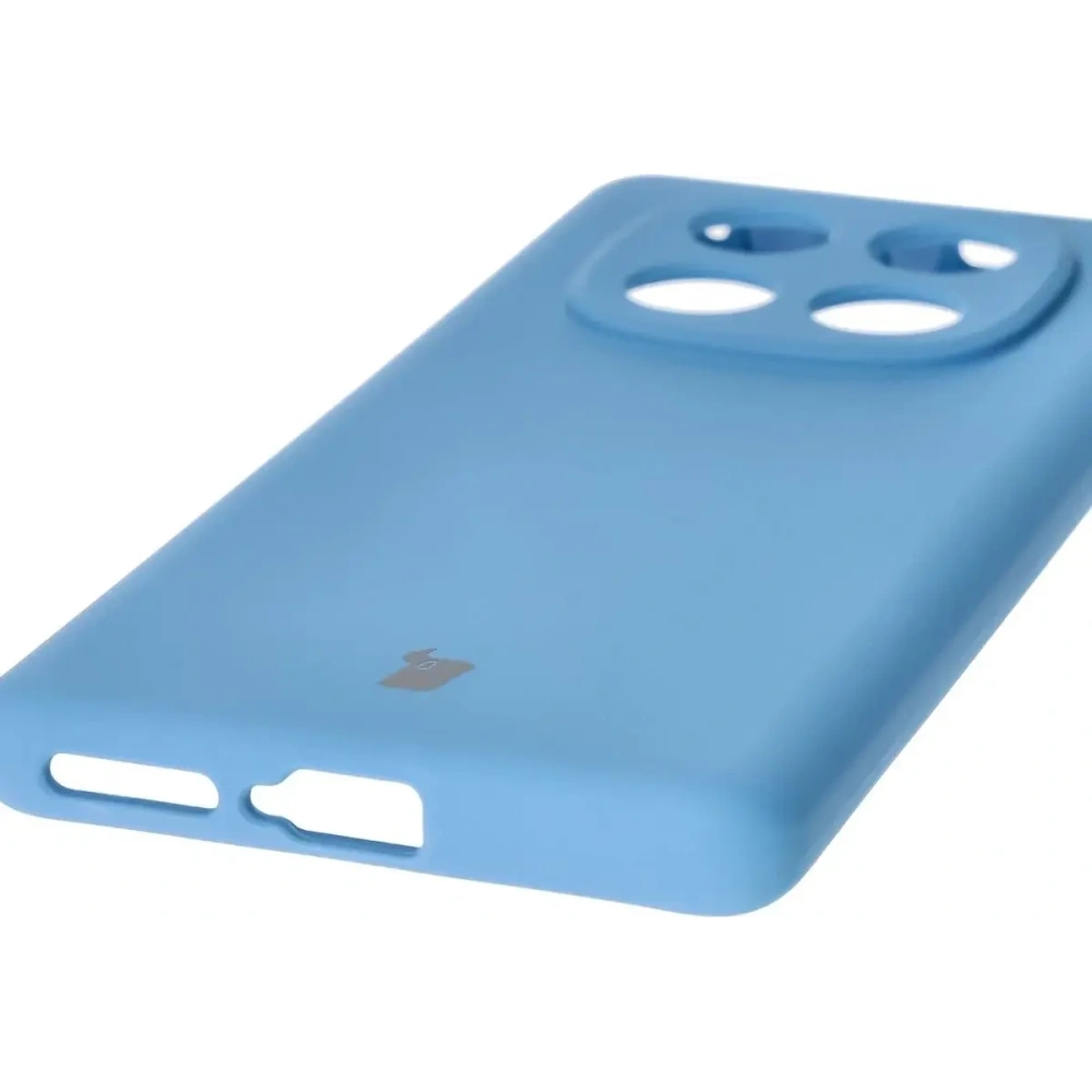 Silikonowe etui Bizon Soft Case do Xiaomi Redmi Note 14 Pro 4G niebieskie
