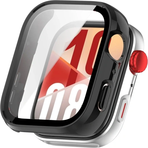 Kup Etui ze szkłem do zegarka Bizon Case+Glass Watch do Huawei Watch Fit 4 czarne - BIZ9547 - {ean13} - Sklep Home Screen