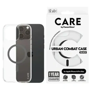Kup CARE de la PanzerGlass Carcasă Flagship MagSafe pentru Apple iPhone 16 Pro Max neagră - PZG997 - {ean13} - Sklep Home Screen