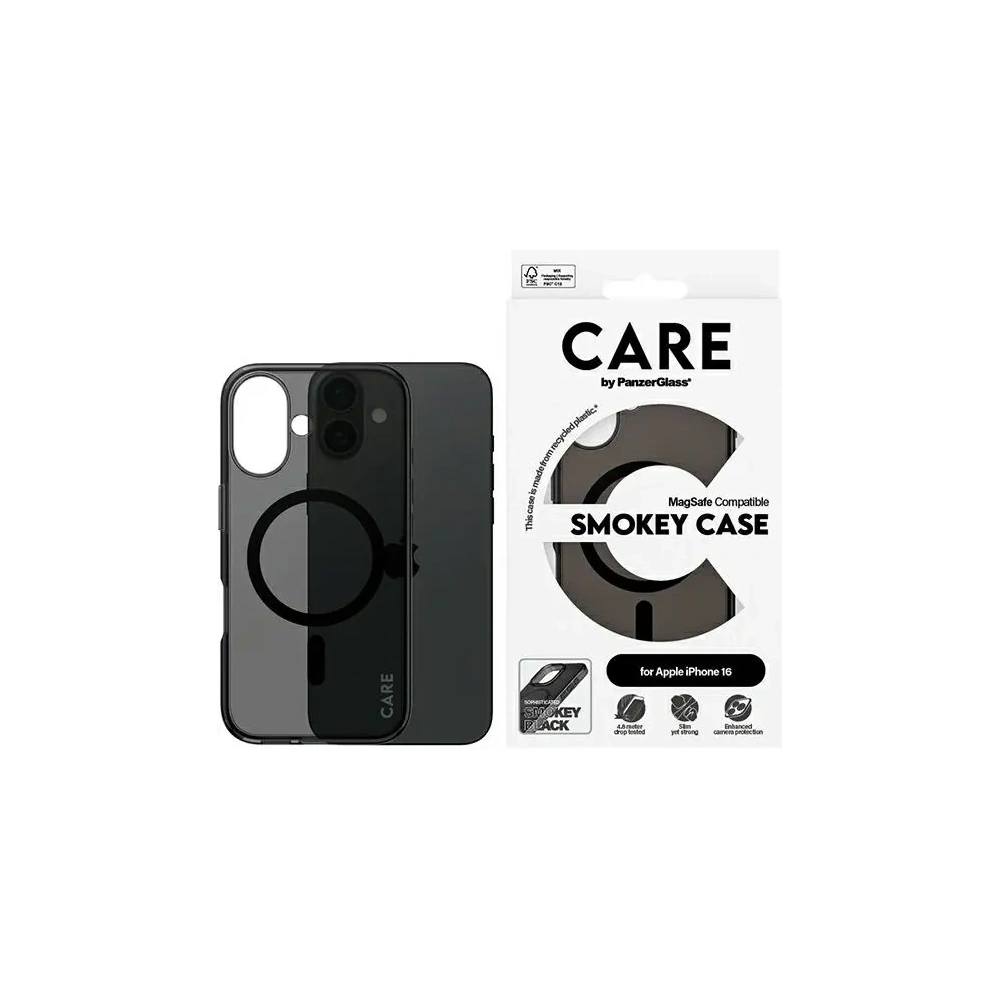 Etui CARE by PanzerGlass Flagship Case MagSafe do Apple iPhone 16 dymny