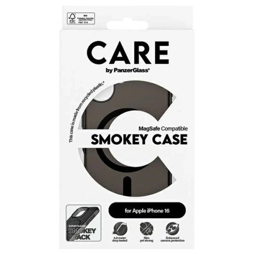 Kup CARE by PanzerGlass Flagship Case MagSafe Apple iPhone 16 füstös - PZG998 - {ean13} - Sklep Home Screen