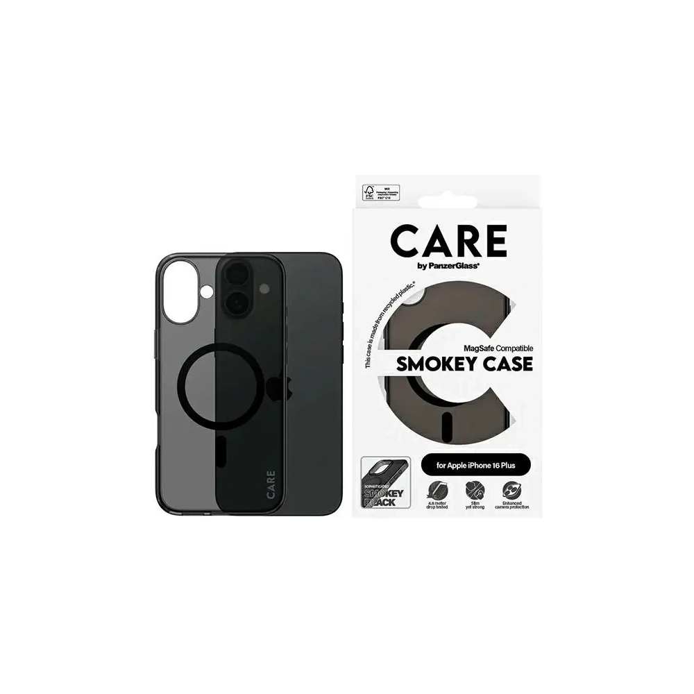Etui CARE by PanzerGlass Flagship Case MagSafe do Apple iPhone 16 Plus dymny