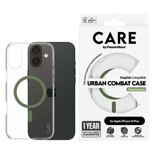 Kup Etui CARE by PanzerGlass Flagship Case MagSafe do Apple iPhone 16 Plus zielony - PZG1000 - {ean13} - Sklep Home Screen