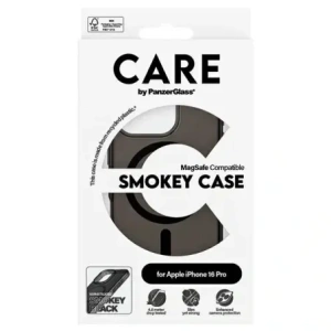 Kup CARE von PanzerGlass Flagship Case MagSafe für Apple iPhone 16 Pro smoky - PZG1001 - {ean13} - Sklep Home Screen
