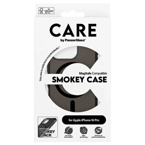 Kup CARE by PanzerGlass Flagship tok MagSafe Apple iPhone 16 Pro füstös - PZG1001 - {ean13} - Sklep Home Screen
