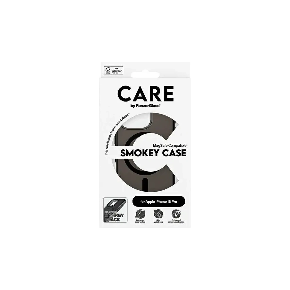 Etui CARE by PanzerGlass Flagship Case MagSafe do Apple iPhone 16 Pro dymny
