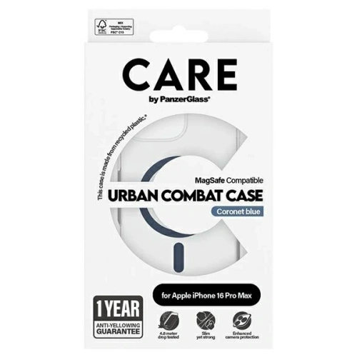 Kup CARE od PanzerGlass Flagship Case MagSafe Apple iPhone 16 Pro Max modrý - PZG1003 - {ean13} - Sklep Home Screen