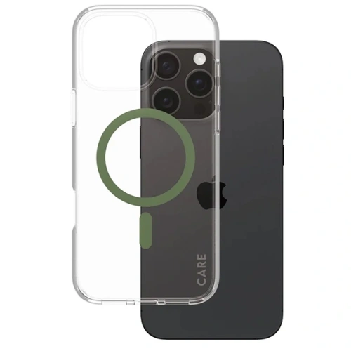 Kup Etui CARE by PanzerGlass Flagship Case MagSafe do Apple iPhone 16 Pro Max zielony - PZG1004 - {ean13} - Sklep Home Screen