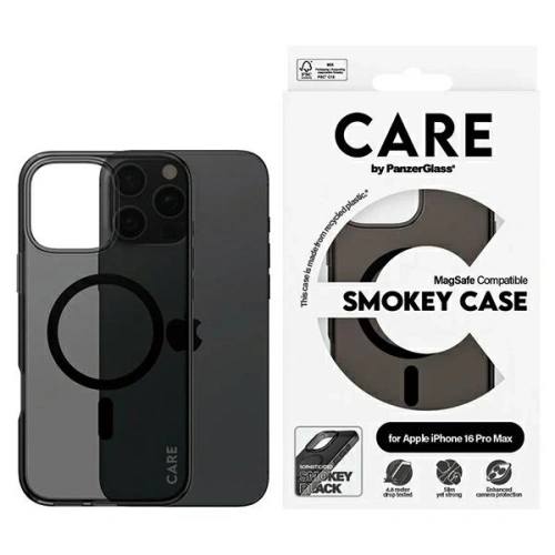 Kup CARE de la PanzerGlass Caz Flagship MagSafe pentru Apple iPhone 16 Pro Max fumuriu - PZG1005 - {ean13} - Sklep Home Screen