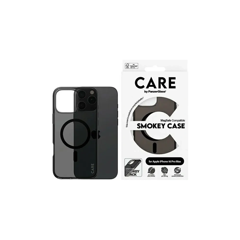 Etui CARE by PanzerGlass Flagship Case MagSafe do Apple iPhone 16 Pro Max dymny