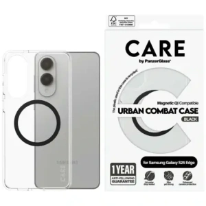 Kup Etui CARE by PanzerGlass Flagship Urban Combat Black QI do Samsung Galaxy S25 Edge przezroczysty - PZG1007 - {ean13} - Sklep Home Screen