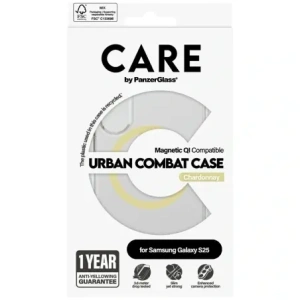 Kup Etui CARE by PanzerGlass Flagship Urban Combat Chardonnay QI do Samsung Galaxy S25 przezroczysty - PZG1008 - {ean13} - Sklep Home Screen