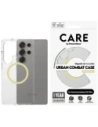 Etui CARE by PanzerGlass Flagship Urban Combat Chardonnay QI do Samsung Galaxy S25 Ultra przezroczysty