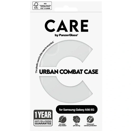 Kup Etui CARE by PanzerGlass Flagship Urban Combat do Samsung Galaxy A56 5G przezroczysty - PZG1011 - {ean13} - Sklep Home Screen