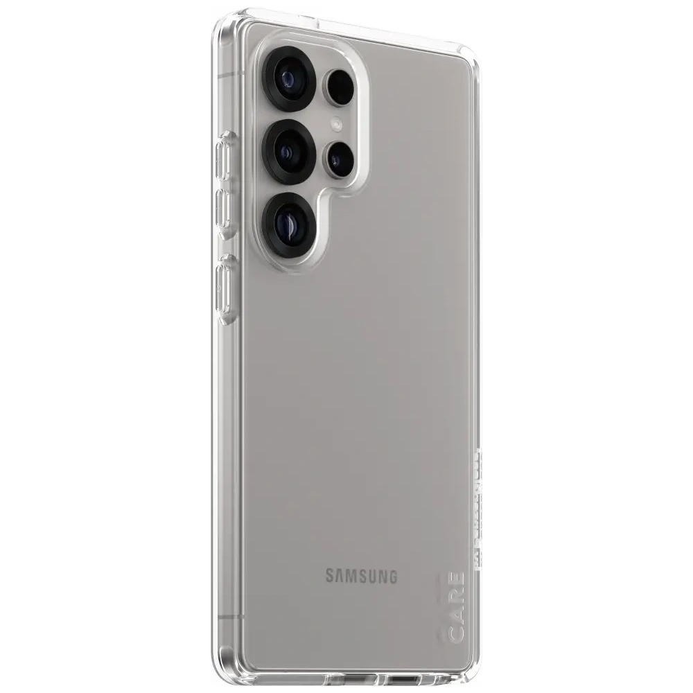 Etui CARE by PanzerGlass Flagship Urban Combat do Samsung Galaxy S25 Ultra przezroczysty