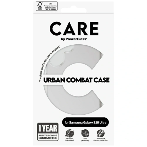 Buy CARE by PanzerGlass Flagship Urban Combat Samsung Galaxy S25 Ultra clear - PZG1012 - {ean13} - Home Screen Store Europe
