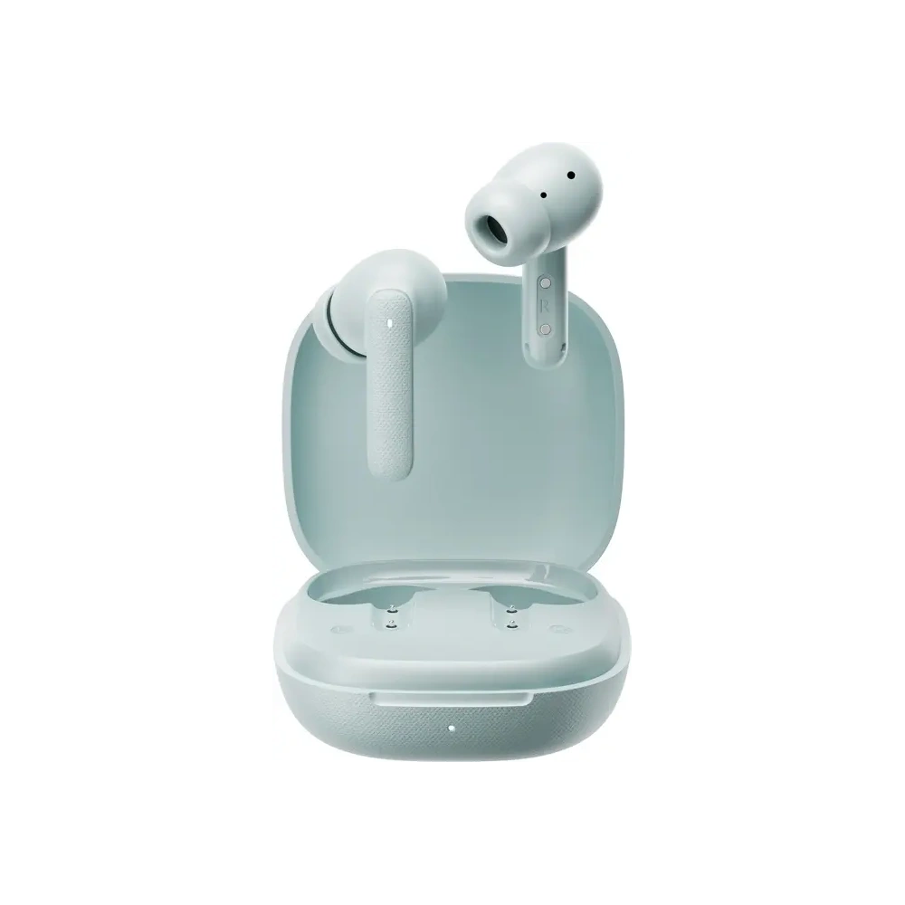 Bezprzewodowe słuchawki dokanałowe QCY Buds T43 TWS Bluetooth 5.3 błękitne