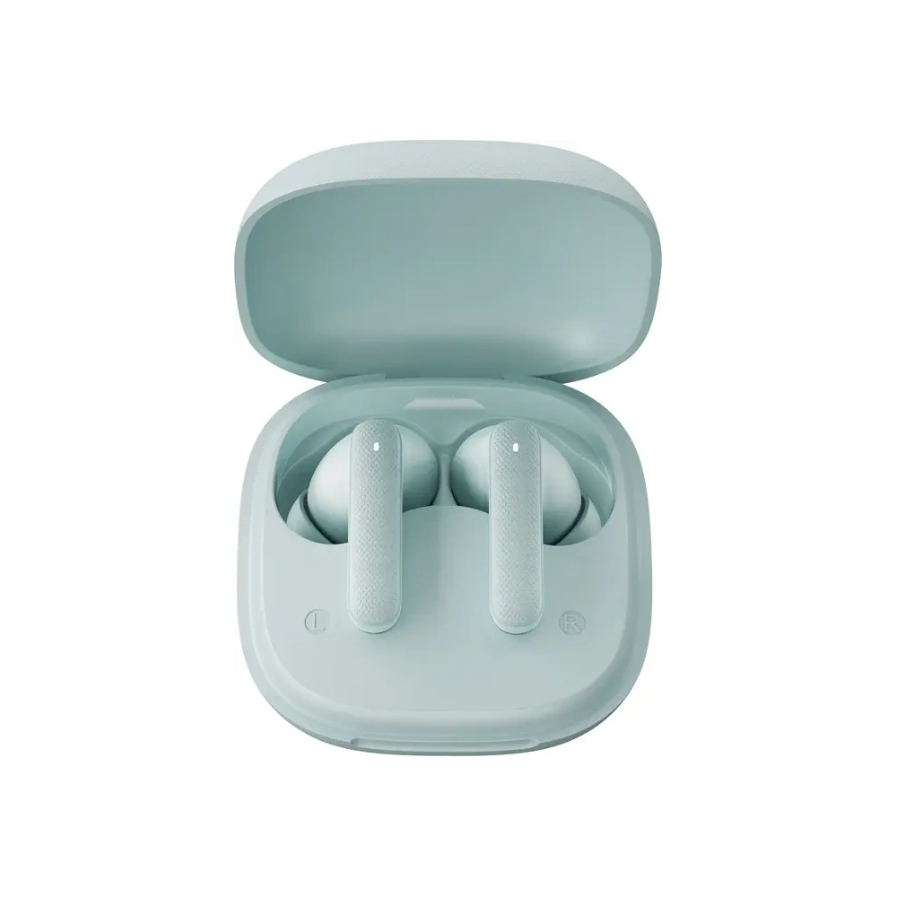 Bezprzewodowe słuchawki dokanałowe QCY Buds T43 TWS Bluetooth 5.3 błękitne