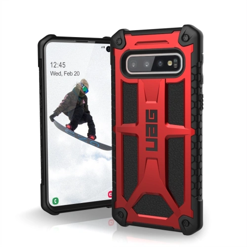 Kup Urban Armor Gear Samsung UAG Tasche Monarch Galaxy S10 (rot) - UAG069RED - {ean13} - Sklep Home Screen