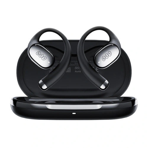 Kup Bezprzewodowe słuchawki Clip-On QCY Crossky R70 Bluetooth 6.0 czarne - QCY136 - {ean13} - Sklep Home Screen
