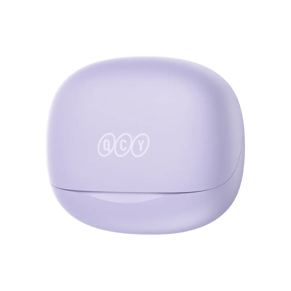 Bezprzewodowe słuchawki dokanałowe QCY MeloBuds N50 Bluetooth 5.4 fioletowe