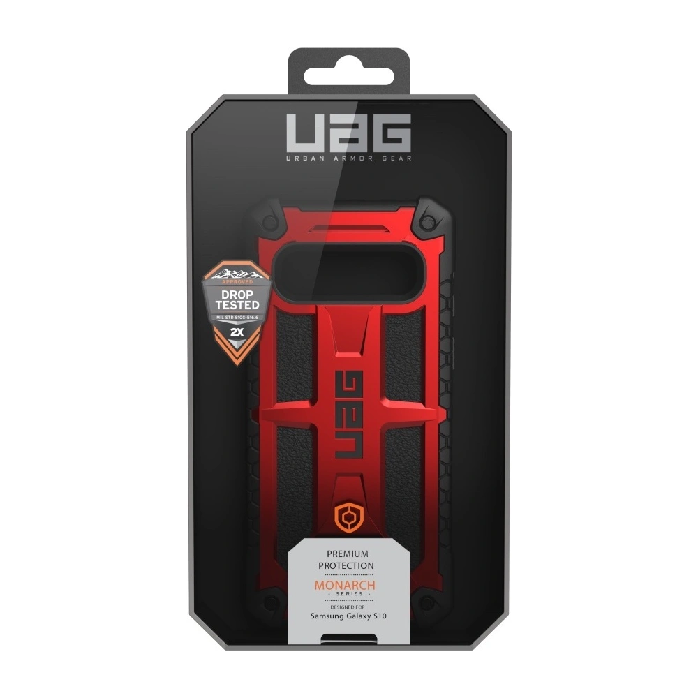 Etui UAG Urban Armor Gear Monarch Samsung Galaxy S10 (czerwone)
