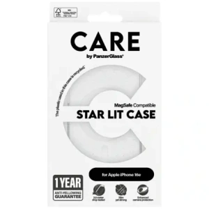 Buy CARE by PanzerGlass Flagship Urban Combat StarLight White MagSafe Apple iPhone 16e clear - PZG1016 - {ean13} - Home Screen Store Europe