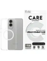 Etui CARE by PanzerGlass Flagship Urban Combat White QI do Samsung Galaxy S25 Edge przezroczysty
