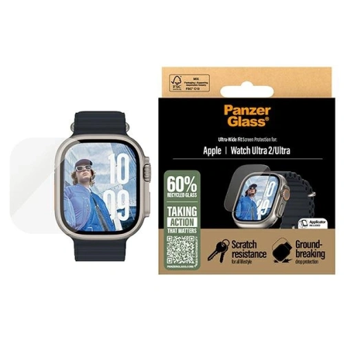 Buy PanzerGlass Ultra-Wide Fit Apple Watch Ultra 1 / 2 - PZG1018 - {ean13} - Home Screen Store Europe
