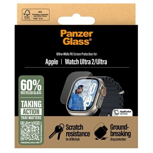 Kup Szkło ochronne PanzerGlass Ultra-Wide Fit Apple Watch Ultra 1 / 2 - PZG1018 - {ean13} - Sklep Home Screen