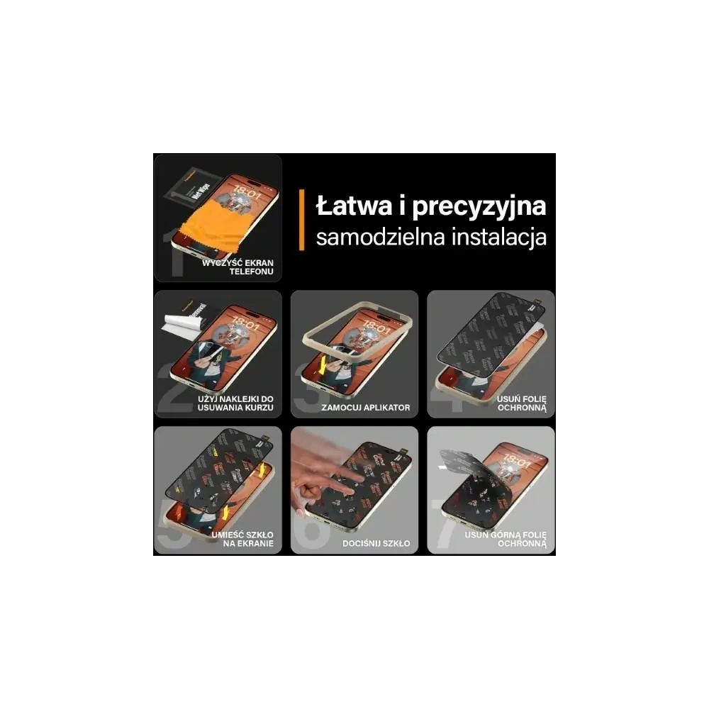 Szkło ochronne PanzerGlass Ultra-Wide Fit Apple iPhone 15 Plus