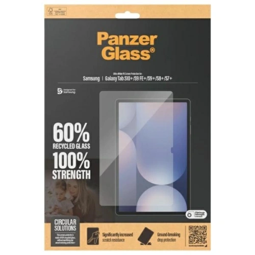 Kup Szkło ochronne PanzerGlass Ultra-Wide Fit Samsung Galaxy Tab S7+ Plus / S8+ Plus / S9+ Plus / S9 FE+ Plus / S10+ Plus - PZG1023 - {ean13} - Sklep Home Screen