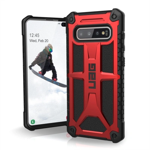 Kup Etui UAG Urban Armor Gear Monarch Samsung Galaxy S10+ Plus (czerwone) - UAG073RED - {ean13} - Sklep Home Screen