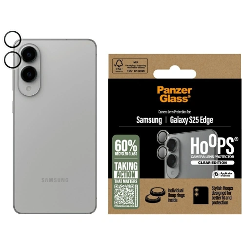 Buy PanzerGlass Hoops Lens Protector Samsung Galaxy S25 Edge clear - PZG1027 - {ean13} - Home Screen Store Europe