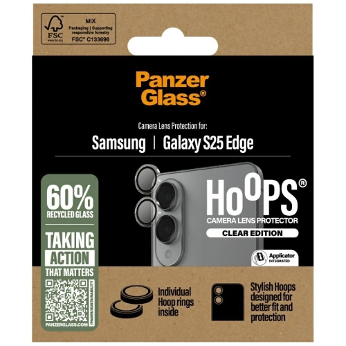 Kup PanzerGlass Hoops ochranné sklo pro objektiv Samsung Galaxy S25 Edge čiré - PZG1027 - {ean13} - Sklep Home Screen