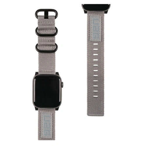 Kup UAG Nato-Armband Urban Armor Gear für Apple Watch 4/5/6/7/SE/8/9/10 40/41/42mm (grau) - UAG079GRY - {ean13} - Sklep Home Screen