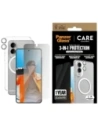 Ochranná sada 3v1 pouzdro + ochranné sklo na displej + sklo na kameru CARE od PanzerGlass Flagship pro Samsung Galaxy S25 Edge