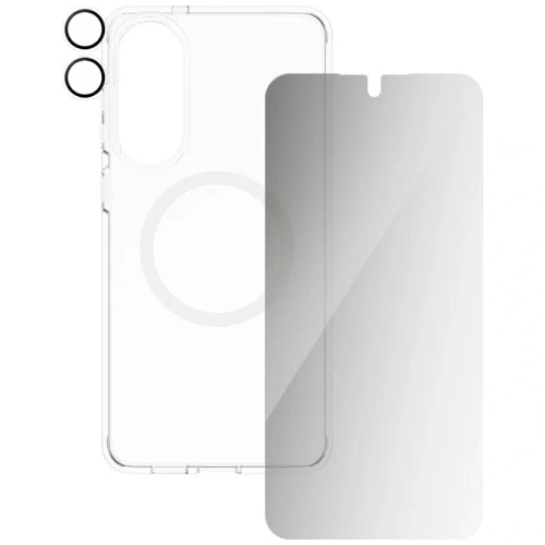 Buy Protective set 3w1 case + privacy glass for the screen + glass for the camera CARE by PanzerGlass Flagship for Samsung Galaxy S25 Edge - PZG1034 - {ean13} - Home Screen Store Europe