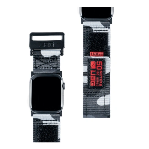 Kup UAG Urban Armor Gear Aktives Armband Apple Watch 4/5/6/7/SE/8/9/Ultra 44/45/49mm (Mitternachtsmuster) - UAG081MDTCAM - {ean13} - Sklep Home Screen