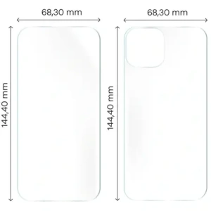 Bizon Glass Hydrogel Pack für Apple iPhone 15