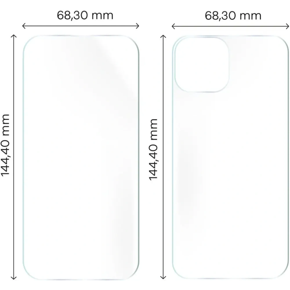 Folia hydrożelowa na tył i przód Bizon Glass Hydrogel Pack do Apple iPhone 15