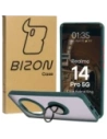 Buy Bizon Case Hybrid Ring Realme 14 Pro 5G smoky with a dark green frame - BIZ9550 - {ean13} - Home Screen Store Europe