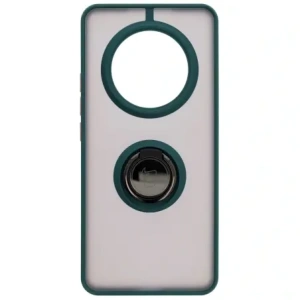 Kup Caz Bizon Hybrid Ring Realme 14 Pro 5G fumuriu cu un cadru verde închis - BIZ9550 - {ean13} - Sklep Home Screen