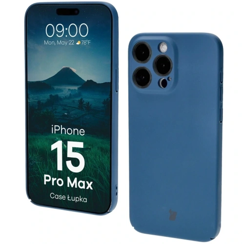 Kup Bizon Case Lupka Apple iPhone 15 Pro Max kék - BIZ9553 - {ean13} - Sklep Home Screen